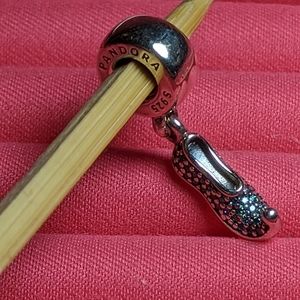 Genuine Pandora Disney Jasmine's Slipper ALE S925